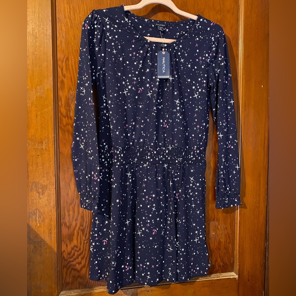 Nautical dress size 16. New with tags. Retails for 42.50